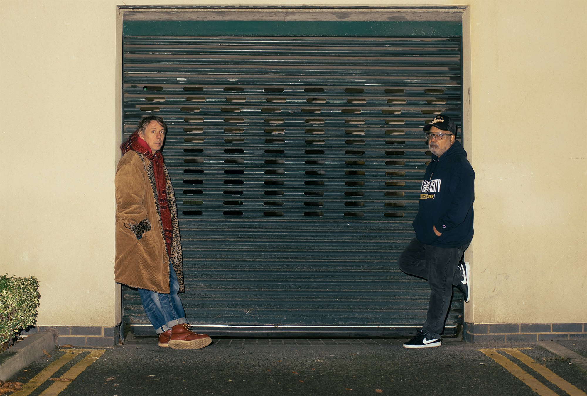 Old friends Gilles Peterson and Bluey, 2021. Photo by Casey Moore.